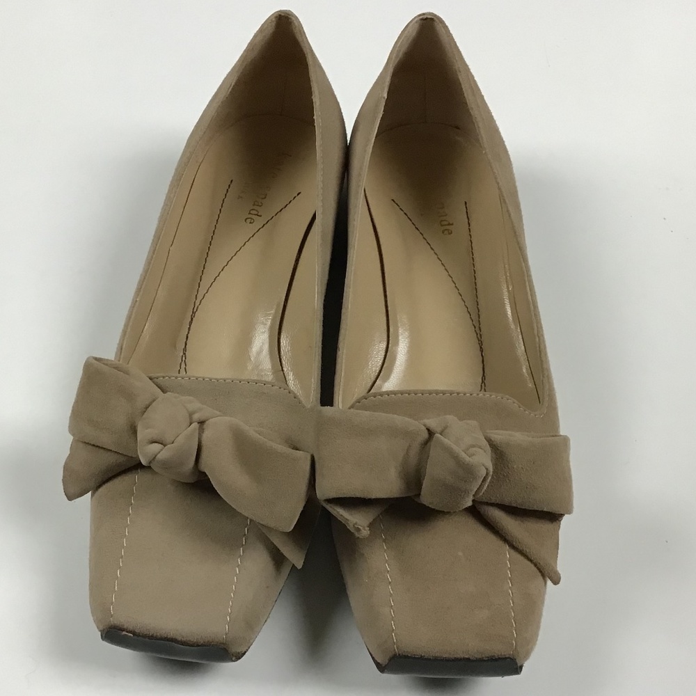 Kate Spade Stamford Camel Suede Flats 7M